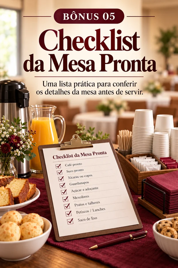 Bonus 5 — Checklist da Mesa Pronta